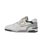 New Balance Mens 550 Casual Sneakers BB550PWC White/Nightwatch Green/Grey