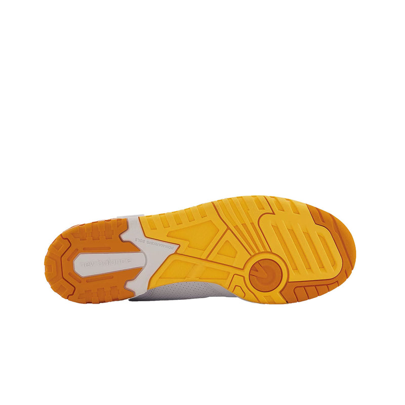 New Balance Mens 550 x Aime Leon Dore Casual Sneakers BB550WTO White/Vibrant Orange