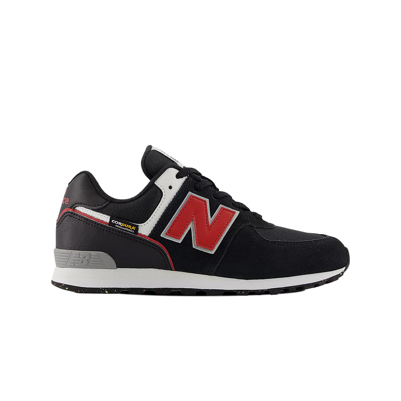 New Balance Grade School 574 Casual Shoes G57486E Black/Red
