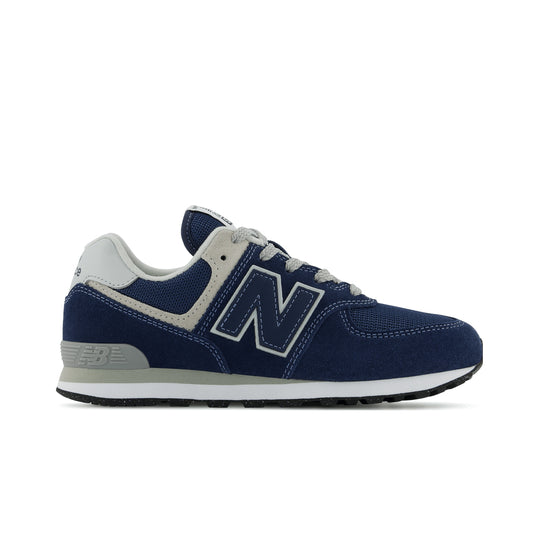 New Balance Grade School 574 Casual Shoes GC574EVN Navy/White