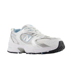 New Balance Grade School 530 Running Sneakers GR530GB White/Chrome Blue