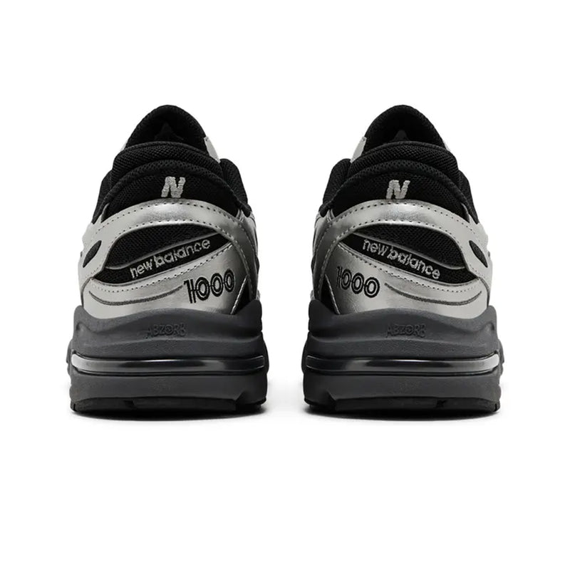 New Balance Unisex 1000 Casual Sneakers M1000EGR Black/Silver Metallic