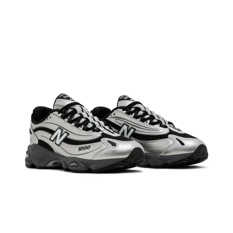 New Balance Unisex 1000 Casual Sneakers M1000EGR Black/Silver Metallic