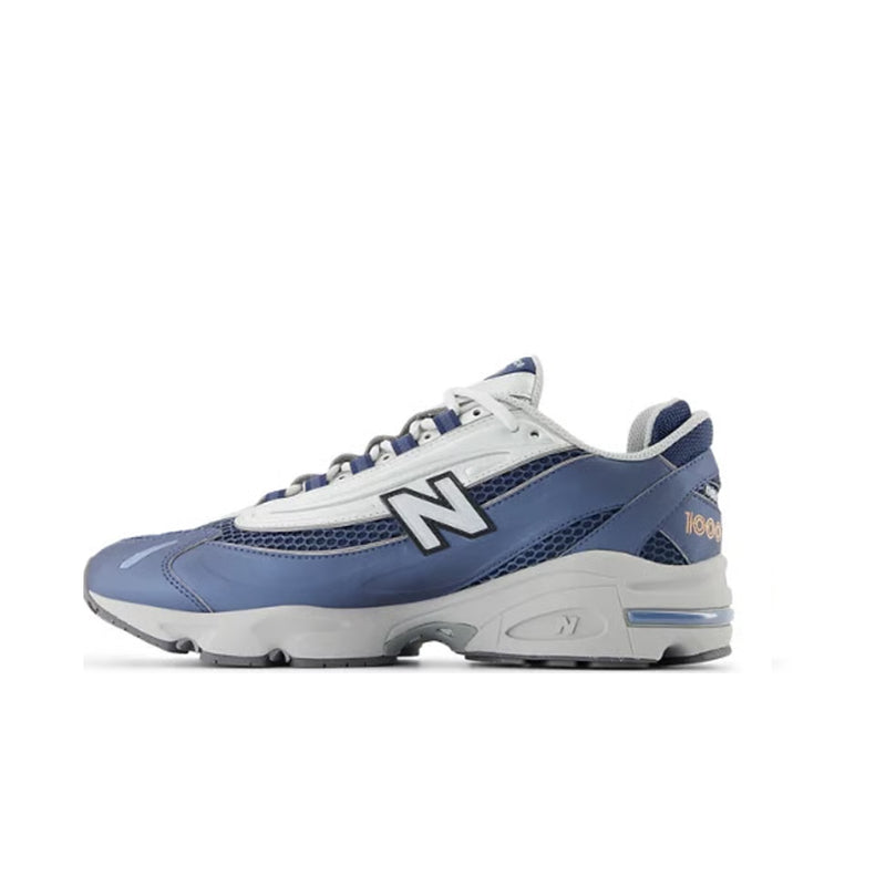 New Balance Unisex 1000 Casual Sneakers M1000P Vintage Indigo/Light Silver Metallic/Peach Nectar
