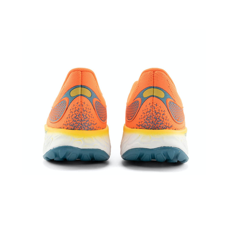 New Balance Mens Fresh Foam X 1080v12 Running Sneakers M1080M12 Vibrant Orange/Spring Tide/Vibrant Apricot/Bleach Blue
