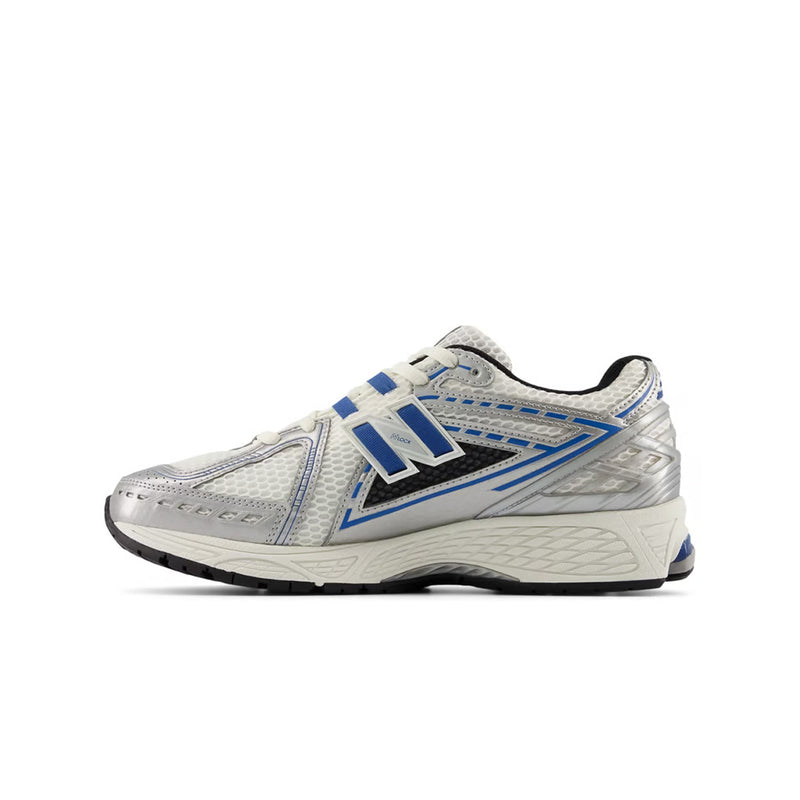 New Balance Mens 1906R Running Sneakers M1906REB Silver Metallic/Blue Agate/Sea Salt