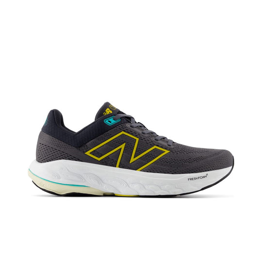 New Balance Mens 860 Running Sneakers M860A14 Magnet with Ginger Lemon and Cyber Jade