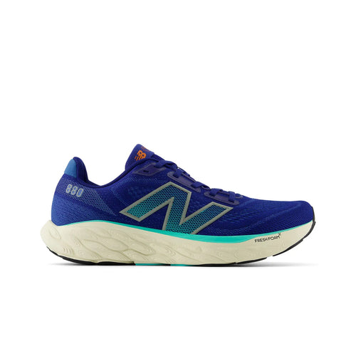 New Balance Mens Fresh Foam x 880v14 Running Sneakers M880A14 Inkwell with Cyber Jade and Dark Silver Metallic