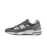 New Balance Mens MADE in UK 991 Casual Sneakers M991GNS Castlerock/Navy/White