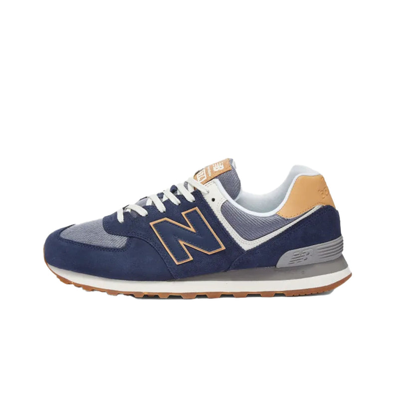 New Balance Mens 574 Casual Sneakers ML574AB2 Natural Indigo/Maple Sugar