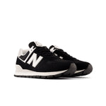 New Balance Mens 574 Rugged Casual Sneakers ML574D2I Black/White