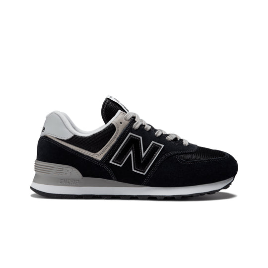 New Balance Mens 574 Core Casual Shoes ML574EVB Black/White