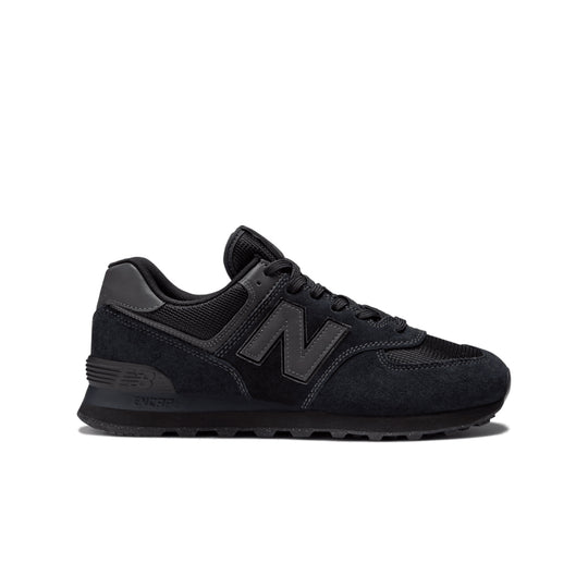 New Balance Mens 574 Core Casual Shoes ML574EVE Black/Black