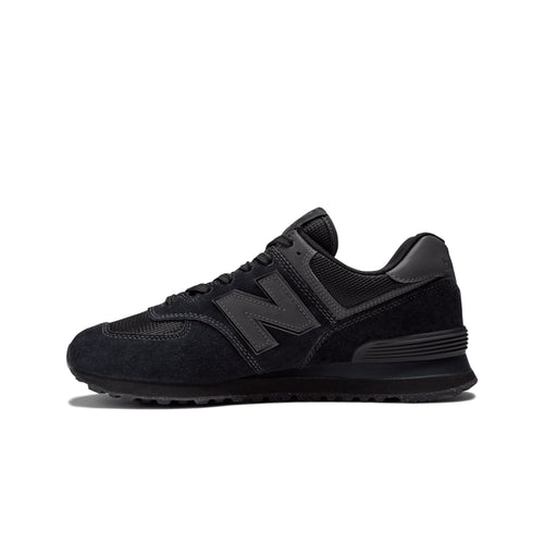 New Balance Mens 574 Core Casual Sneakers ML574EVE Black/Black