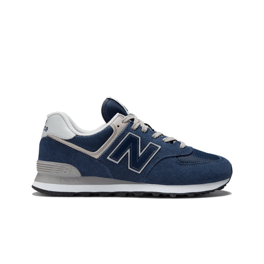 New Balance Mens 574 Core Casual Shoes ML574EVN Navy/White