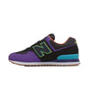New Balance Mens 574 Casual Sneakers ML574PT2 Black/Blue