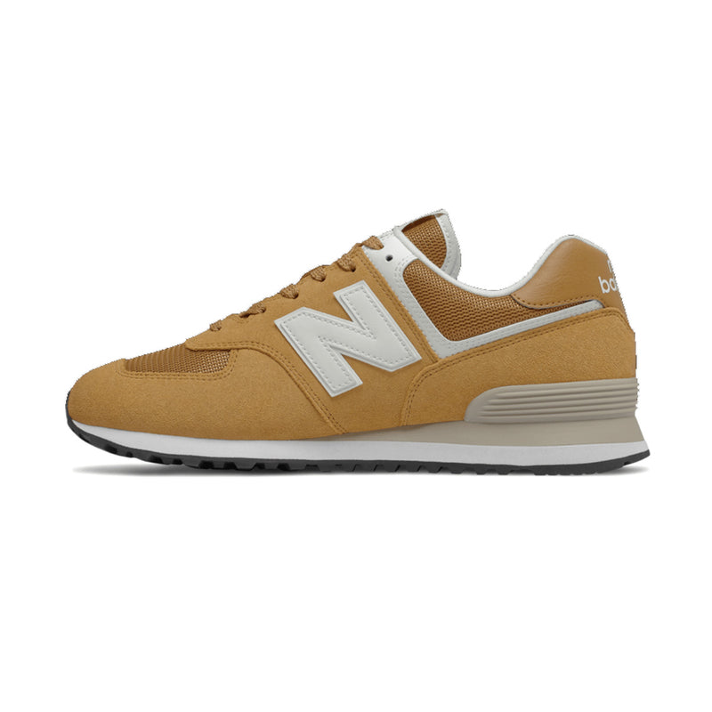 New Balance Mens 574 Casual Sneakers ML574RP2 Workwear/White