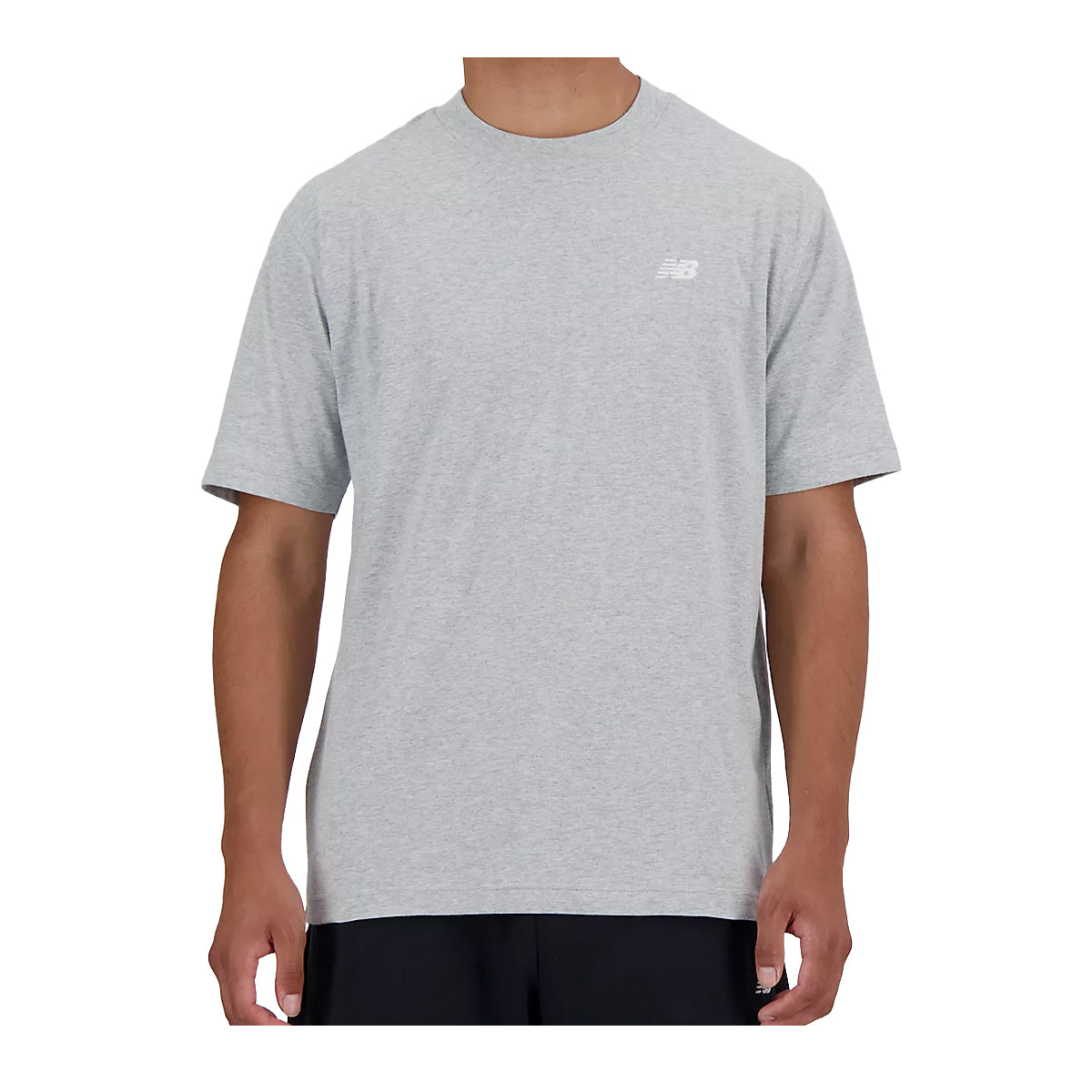 New Balance Mens Sport Essentials Crew Neck T-Shirt MT41509-AG Grey