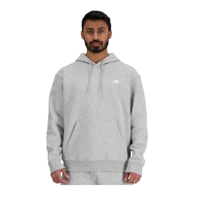 New Balance Mens Sport Essentials Fleece Hoodie MT41511-AG Athletic Grey