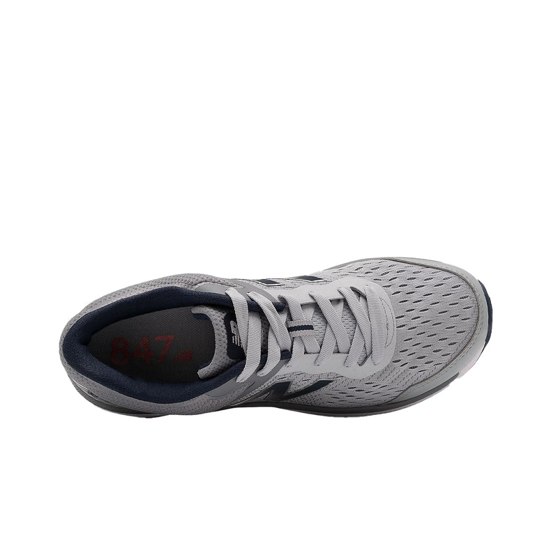 New Balance Mens 847v4 Walking Shoes MW847LG4 Silver Mink/Gunmetal/Natural Indigo