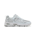 New Balance Unisex 530 Running Sneakers U530HFW White/Silver Metallic