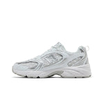 New Balance Unisex 530 Running Sneakers U530HFW White/Silver Metallic