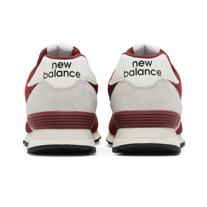 New Balance Unisex U574 Casual Sneakers U574WQ2 Red/White