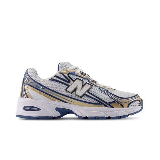 New Balance Unisex 740 Casual Shoes U740HB2 Heron Blue/Vintage Indigo/Gold Metallic/Sea Salt