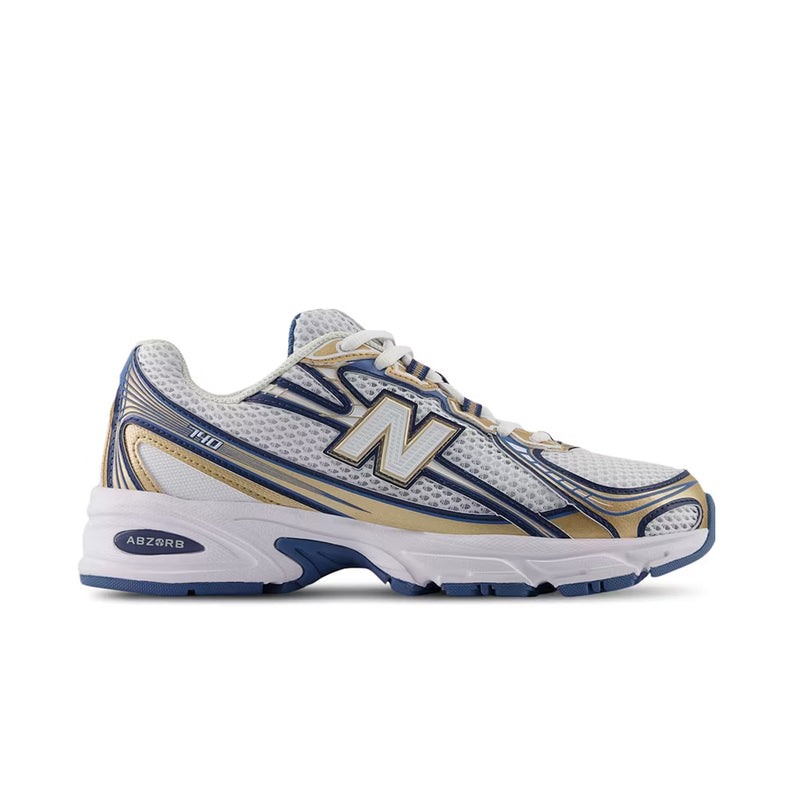 New Balance Unisex 740 Running Shoes U740HB2 Heron Blue/Vintage Indigo/Gold Metallic/Sea Salt