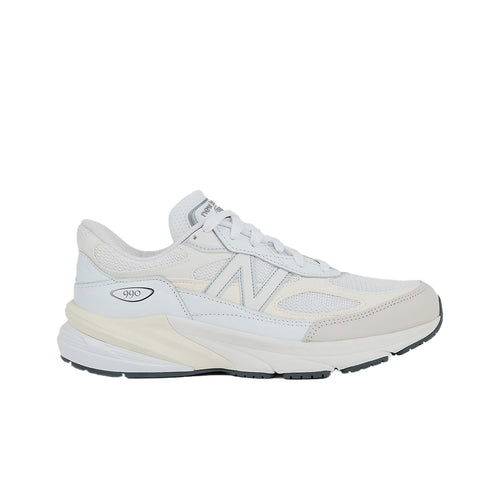 New Balance Mens Made In USA 990V6 Running Sneakers U990GB6 White/Sea Salt