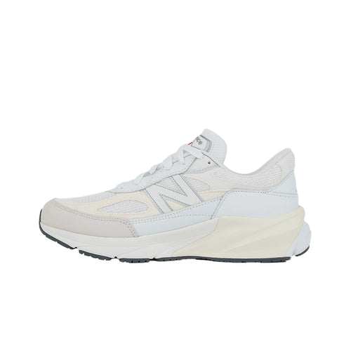New Balance Mens Made In USA 990V6 Running Sneakers U990GB6 White/Sea Salt