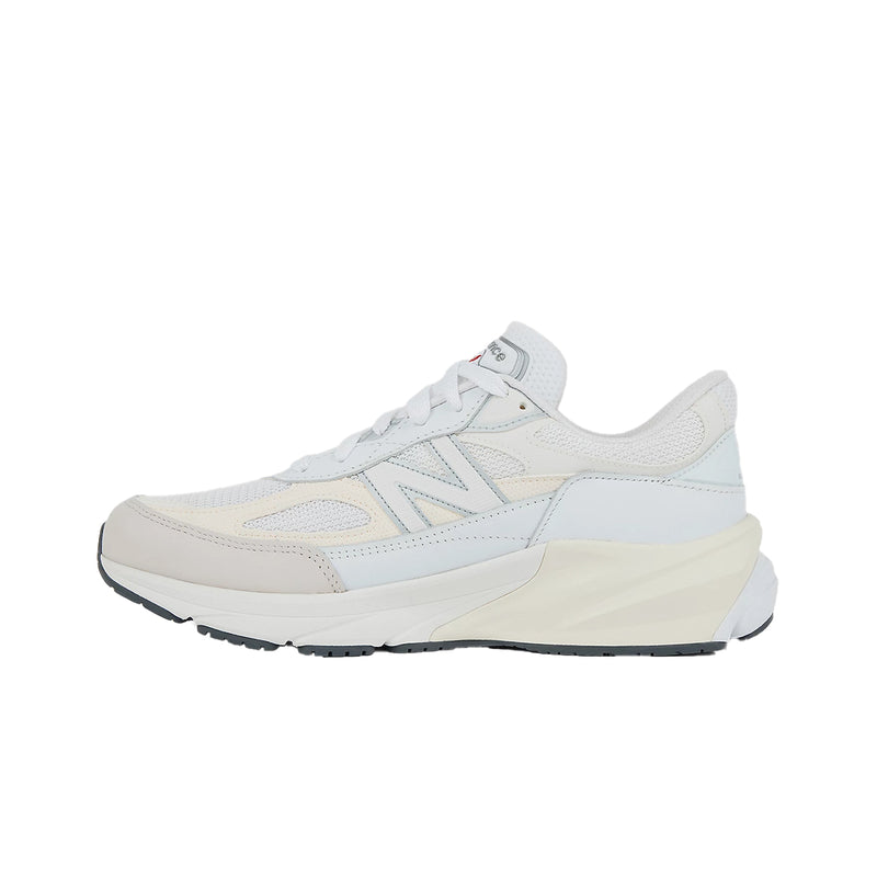 New Balance Mens Made In USA 990V6 Running Sneakers U990GB6 White/Sea Salt
