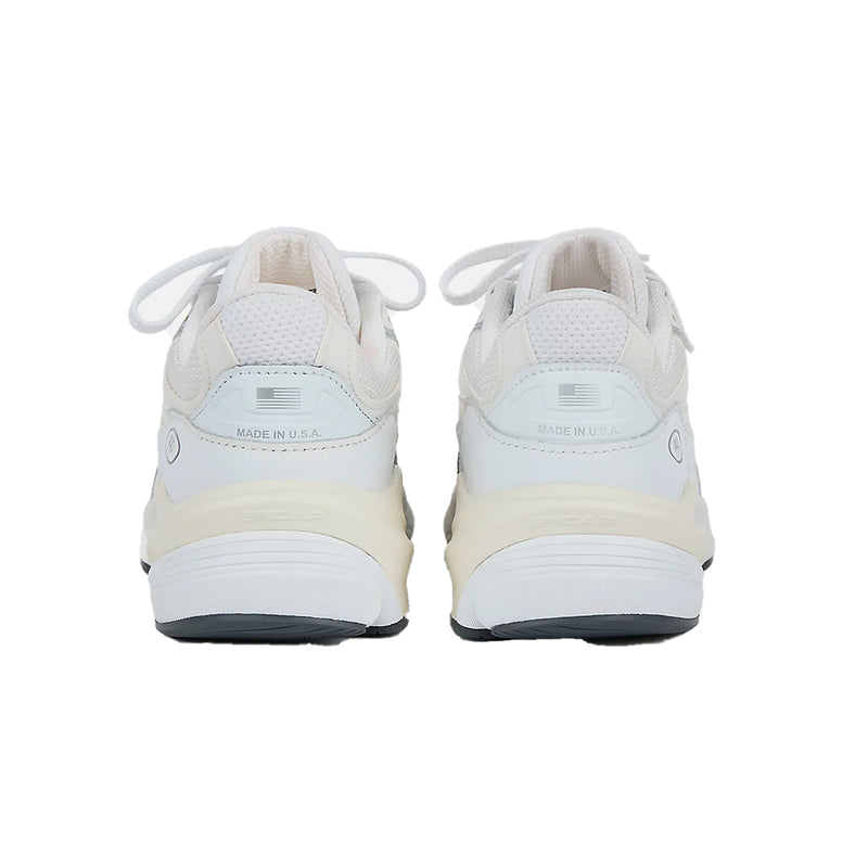 New Balance Mens Made In USA 990V6 Running Sneakers U990GB6 White/Sea Salt