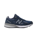 New Balance Mens Auralee x New Balance 990V4 Running Sneakers U990NV4 Navy