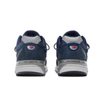 New Balance Mens Auralee x New Balance 990V4 Running Sneakers U990NV4 Navy