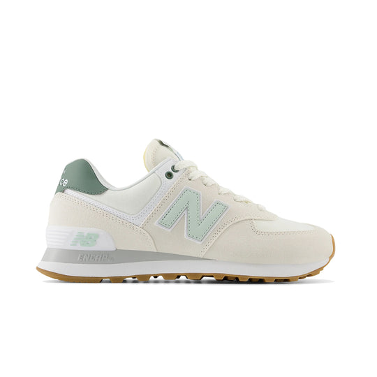 New Balance Womens 574 Running Shoes WL574CGR Seasalt/New Spruce