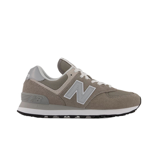 New Balance Womens 574 Core Casual Shoes WL574EVG Grey/White