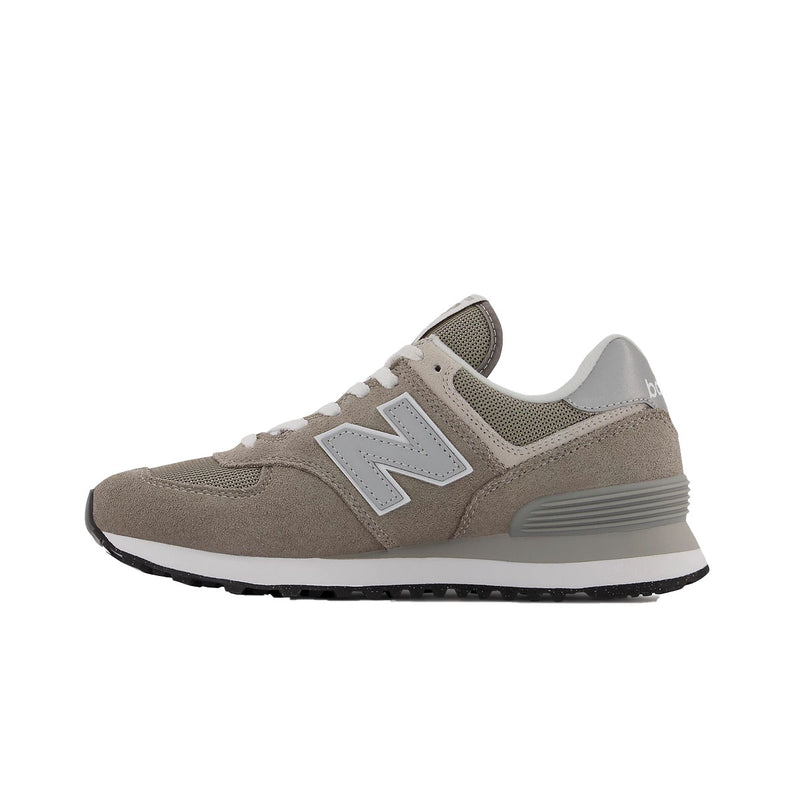 New Balance Womens 574 Core Casual Sneakers WL574EVG Grey/White
