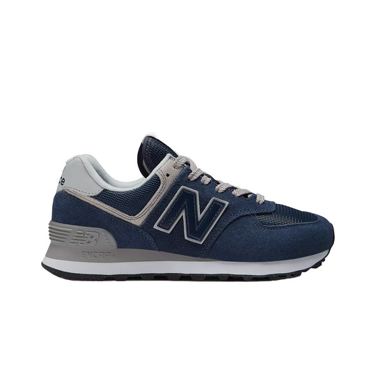 New Balance Womens 574 Core Casual Shoes WL574EVN Navy/White
