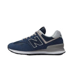 New Balance Womens 574 Core Casual Sneakers WL574EVN Navy/White