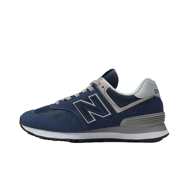 New Balance Womens 574 Core Casual Sneakers WL574EVN Navy/White