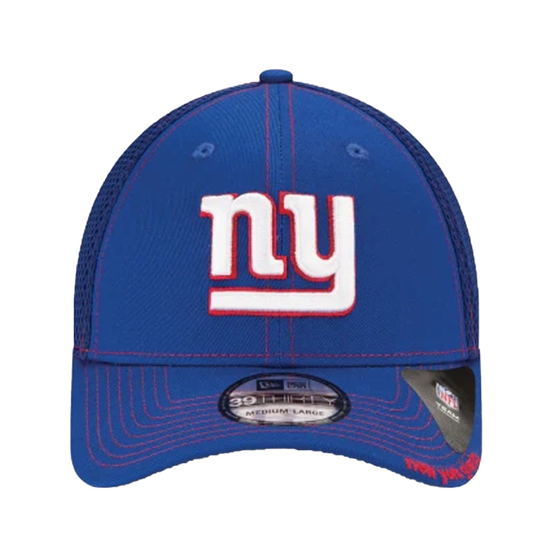 New Era Mens NFL New York Giants 39Thirty Stretch Fit Hat 10617624 Royal Blue, Blue Undervisor