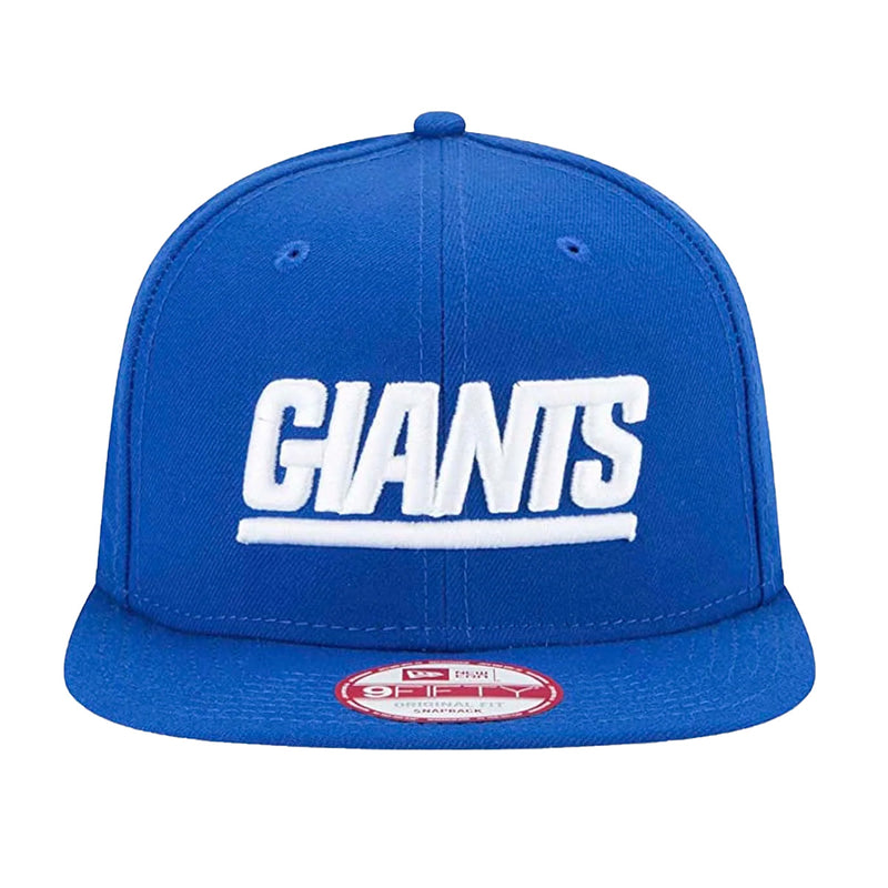 New Era Unisex NFL New York Giants OTC 76-79 9Fifty Snapback Hat 11228951 Calming Blue/White, Grey Undervisor
