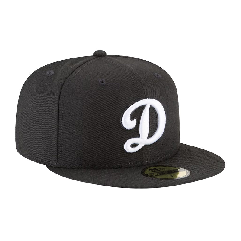 New Era Mens MLB Los Angeles Dodgers 59Fifty Fitted Hat 11358663 Black