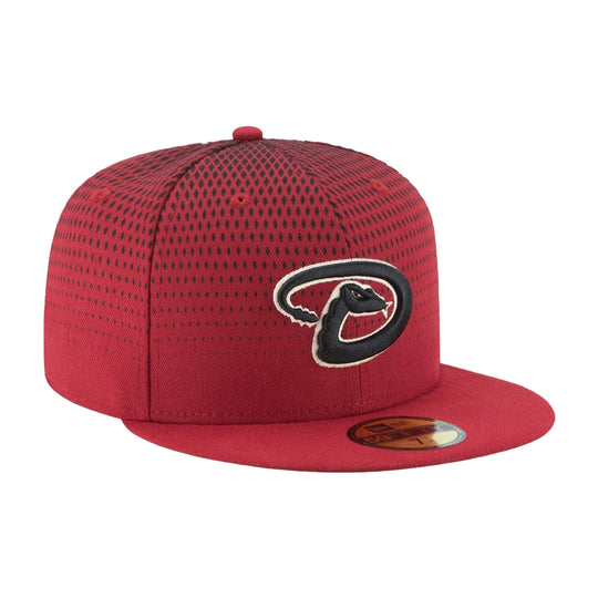 New Era Mens MLB Arizona Diamondbacks On-Field 59Fifty Fitted Hat 11451910 Red