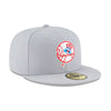 New Era Mens MLB New York Yankees 1946 Cooperstown Collection 59Fifty Fitted Hat 11590963 Grey, Grey Undervisor