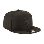 New Era Mens MLB New York Mets Basic 9Fifty Hat 11591029 Black