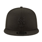 New Era Mens MLB New York Mets Basic 9Fifty Hat 11591029 Black