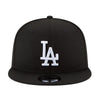 New Era Unisex MLB Los Angeles Dodgers Basic  9FIFTY Snapback Hat 11591046 Black / White