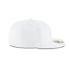 New Era Mens MLB New York Yankees Basic 59Fifty Fitted Hat 11591120 Whiteout, White Undervisor